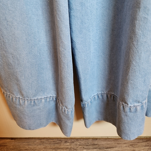 Laundry by Shelli Segal denim jumper zip up sz 8 - Picture 6 of 10